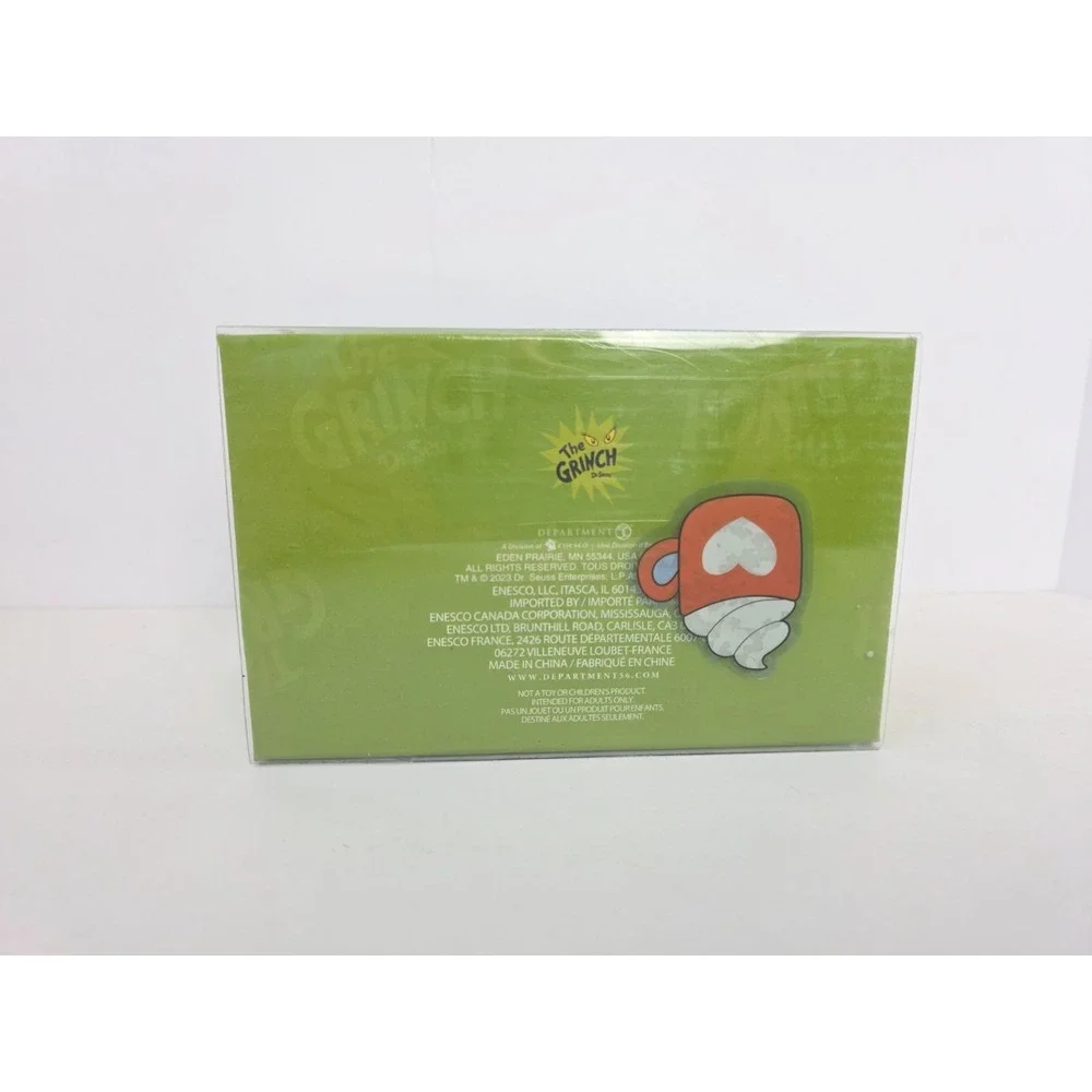 Department 56 Christmas Grinch Salt and Pepper shaker set New Who Hash